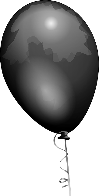 Black Balloon PNG Images HD