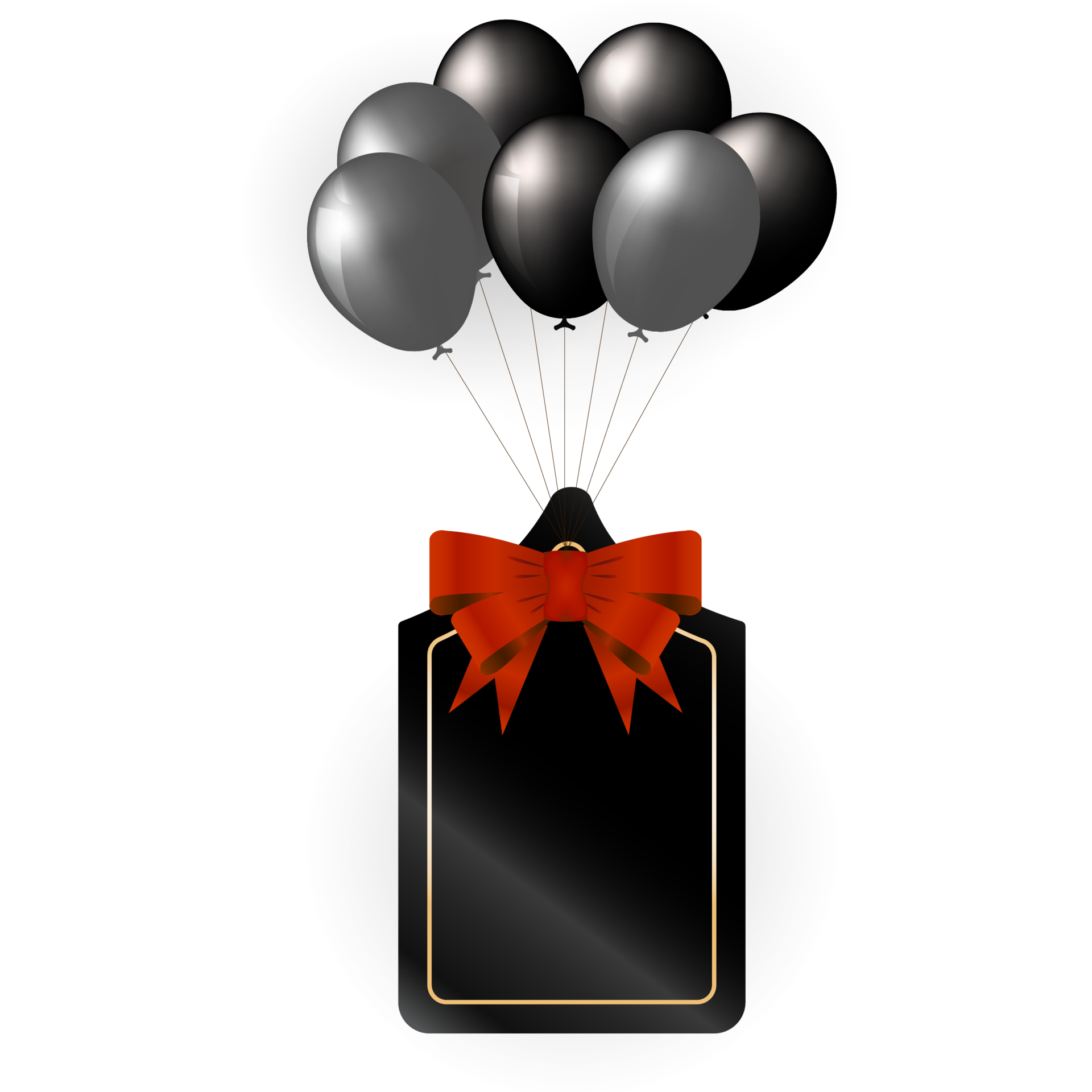 Black Balloon PNG Photos