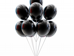 Black Balloon Transparent