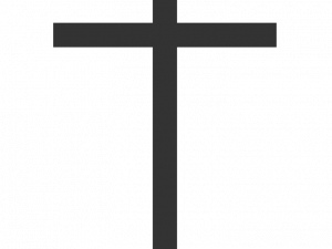 Black Cross PNG Cutout