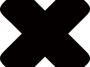 Black Cross PNG File