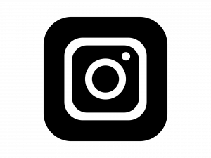 Instagram clipart logo, social media icon, photography platform, online sharing, Black Instagram Logo PNG