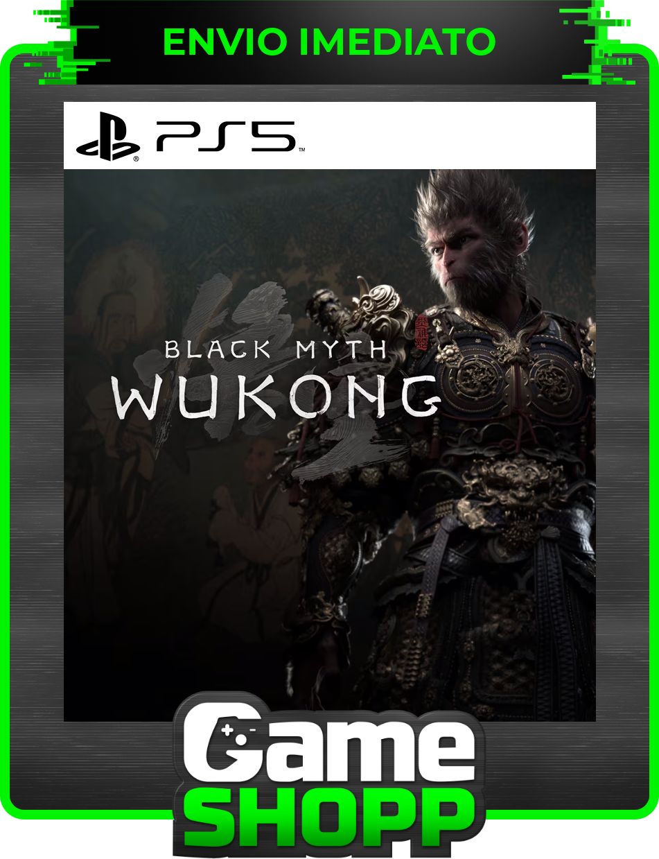 Black Myth Wukong PS5 Game Cover, Action RPG, Adventure Game, Mythical Journey, Chinese Folklore, Black Myth: Wukong PNG