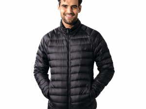 Black Puffer Jacket PNG