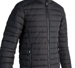 Black Puffer Jacket PNG File