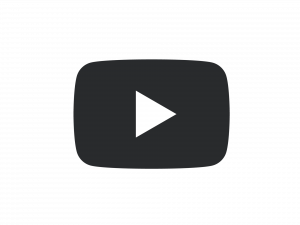 video player icon, multimedia content, online streaming, video platform, Black YouTube Logo PNG