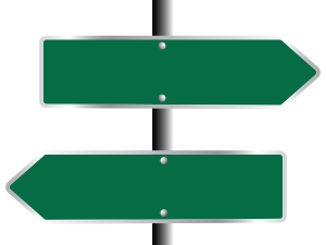 Blank Street Sign Background PNG