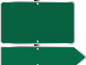 Blank Street Sign PNG Images