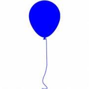 Blue Balloons PNG Images