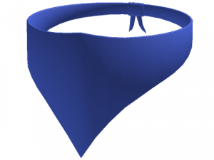 Blue Bandana PNG Cutout