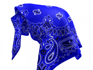 Blue Bandana PNG Image