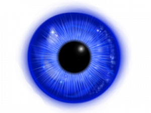 Blue Eyeball No Background