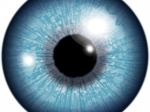 Blue Eyeball PNG Clipart