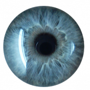 Blue Eyeball PNG Cutout