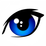 Blue Eyeball PNG File