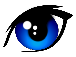 Blue Eyeball PNG File