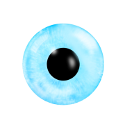Blue Eyeball PNG Photo