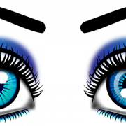 Blue Eyeball PNG Picture