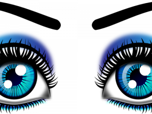 Blue Eyeball PNG Picture