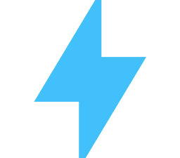 lightning bolt, energy symbol, electric power, thunder icon, Blue Lightning PNG