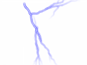 Blue Lightning PNG Images