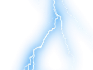 lightning bolt, electric energy, blue graphics, thunder strike, Blue Lightning PNG