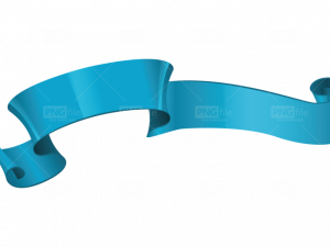 Blue Ribbon PNG Cutout