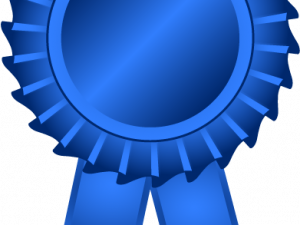 Blue Ribbon PNG Image