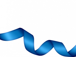 Blue Ribbon PNG Photo