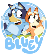 Bluey Characters Playful Adventure, Animated Series, Family Entertainment, Kids Show, Bluey and Bingo PNG