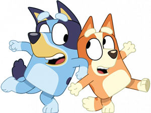 Bluey And Bingo Characters, Animated Series, Children's Entertainment, Family-Friendly Show, Bluey and Bingo PNG