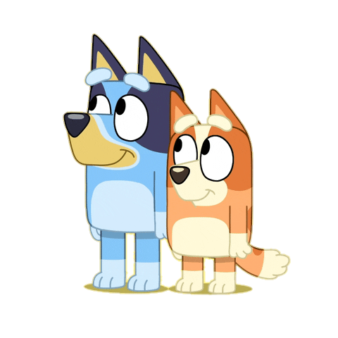 Bluey and Bingo PNG Transparent Images - PNG All