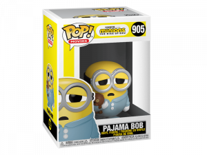 Minions figurine, Pajama Bob collectible, Funko Pop toy, Despicable Me merchandise, Bob Minion PNG