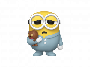 minion character, animated figure, cute toy, playful design, Bob Minion PNG