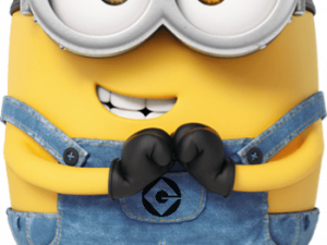 minion character, animated comedy, family-friendly film, cartoon icon, Bob Minion PNG