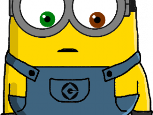 minion character, animated yellow figure png, cartoon sidekick, playful creature, Bob Minion PNG