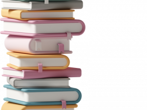 Book Stack PNG Pic