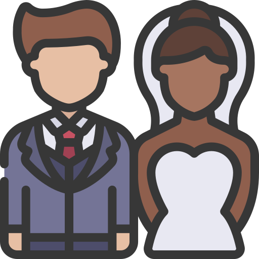 Bride and Groom PNG File