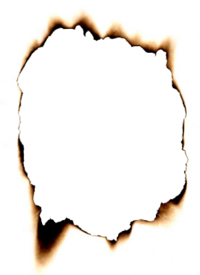 Burned Paper PNG Image