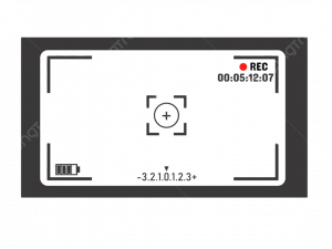 camera viewfinder, recording indicator, photography interface, visual display, Camera Frame PNG