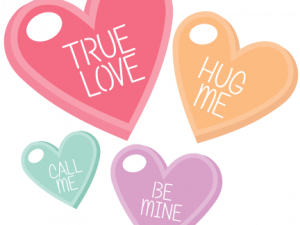 Candy Heart PNG Cutout