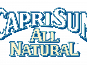 Capri Sun, all natural beverage, fruit juice drink, kid-friendly packaging, Capri Sun Logo PNG