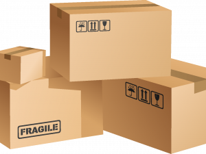 Cardboard Box PNG Clipart