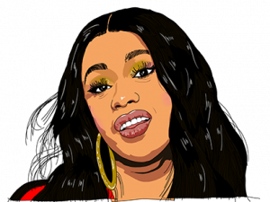 Cardi B PNG Pic