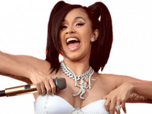 Cardi B Transparent