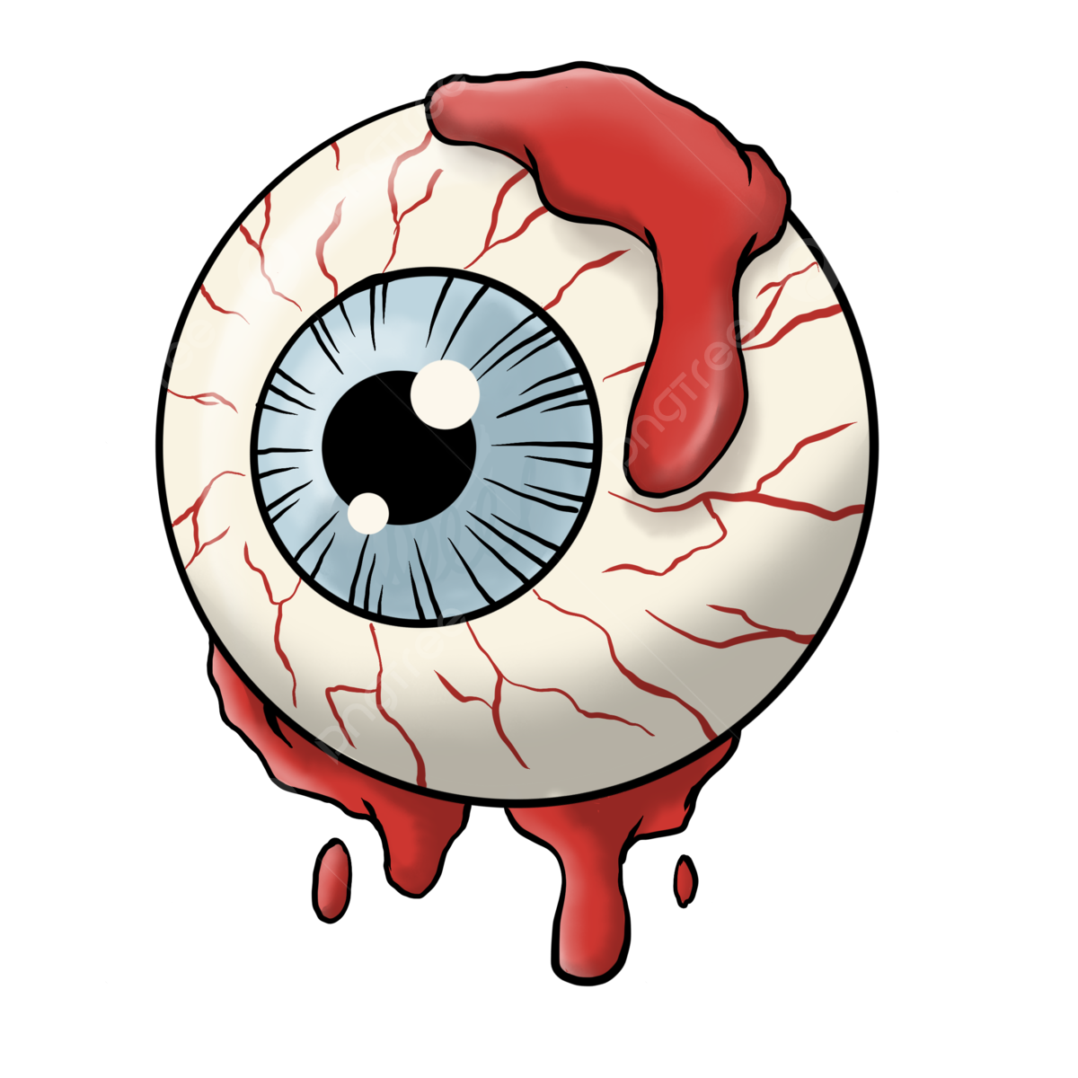 Cartoon Eyeball PNG HD Image