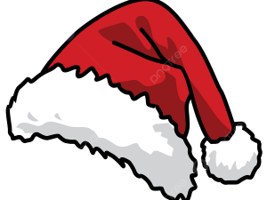 Cartoon Santa Hat PNG Clipart