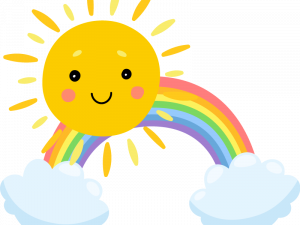 Cartoon Sun PNG Background