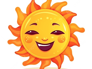 Cartoon Sun PNG Image