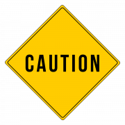 Caution Sign PNG Image
